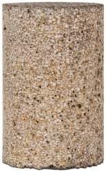 Grier Abrasives - Type 18, 1-1/2" Max Diam, 2-1/2" Head Thickness, 16 Grit Square Tip Plug - Aluminum Oxide, Very Coarse Grade, 5/8-11 Shank Thread - Industrial Tool & Supply
