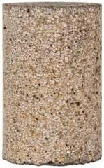 Grier Abrasives - Type 18, 1-1/2" Max Diam, 2-1/2" Head Thickness, 16 Grit Square Tip Plug - Aluminum Oxide, Very Coarse Grade, 5/8-11 Shank Thread - Industrial Tool & Supply