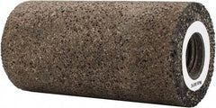 Grier Abrasives - Type 18, 1-1/2" Max Diam, 3" Head Thickness, 24 Grit Square Tip Plug - Aluminum Oxide, Very Coarse Grade, 5/8-11 Shank Thread - Industrial Tool & Supply
