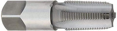 OSG - 1/16-27 NPTF Thread, 4 Flute Standard Pipe Tap - 2-1/8" OAL, 11/16" Thread Length, 5/16" Shank Diam, Oxide Finish, High Speed Steel - Exact Industrial Supply