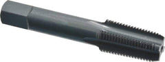 OSG - 1/8-27 NPTF Thread, 4 Flute Standard Pipe Tap - 2-1/8" OAL, 3/4" Thread Length, 5/16" Shank Diam, Oxide Finish, High Speed Steel - Exact Industrial Supply