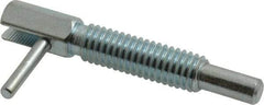 Gibraltar - 3/8-16, 1.18" Thread Length, 1/4" Plunger Diam, 0.75 Lb Init to 3.75 Lb Final End Force, Steel Locking L Handle Plunger - 2" Body Length, 1.31" Length Under Head, 0.56" Plunger Projection - Industrial Tool & Supply
