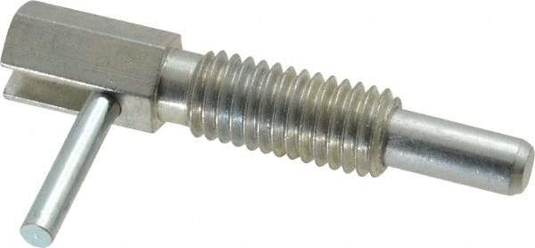 Gibraltar - 1/2-13, 1.1" Thread Length, 0.31" Plunger Diam, 1 Lb Init to 5 Lb Final End Force, Steel Locking L Handle Plunger - 2.11" Body Length, 1-1/4" Length Under Head, Locking Element, 3/4" Plunger Projection - Industrial Tool & Supply