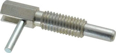 Gibraltar - 1/2-13, 1.1" Thread Length, 0.31" Plunger Diam, 1 Lb Init to 5 Lb Final End Force, Steel Locking L Handle Plunger - 2.11" Body Length, 1-1/4" Length Under Head, Locking Element, 3/4" Plunger Projection - Industrial Tool & Supply