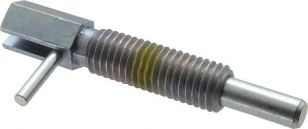 Gibraltar - 5/8-11, 1.82" Thread Length, 0.38" Plunger Diam, 1 Lb Init to 5 Lb Final End Force, Steel Locking L Handle Plunger - 3.05" Body Length, 2" Length Under Head, Locking Element, 1" Plunger Projection - Industrial Tool & Supply