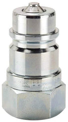 Parker - 1-1/16-12 SAE Steel Hydraulic Hose O-Ring Boss Nipple & Female Fitting - 4,000 psi - Industrial Tool & Supply