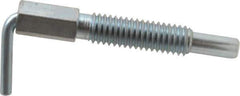 Gibraltar - 3/8-16, 1.18" Thread Length, 1/4" Plunger Diam, 0.75 Lb Init to 3.75 Lb Final End Force, Steel L Handle Plunger - 2" Body Length, 1.31" Length Under Head, Locking Element, 0.56" Plunger Projection - Industrial Tool & Supply