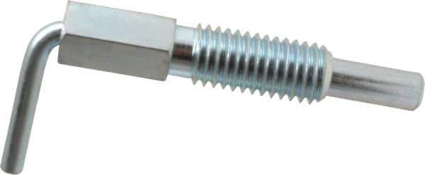 Gibraltar - 1/2-13, 1.1" Thread Length, 0.31" Plunger Diam, 1 Lb Init to 5 Lb Final End Force, Steel L Handle Plunger - 2.11" Body Length, 1-1/4" Length Under Head, 3/4" Plunger Projection - Industrial Tool & Supply