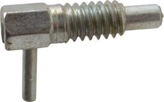 Gibraltar - 1/4-20, 1/2" Thread Length, 0.16" Plunger Diam, 0.12 Lb Init to 0.5 Lb Final End Force, Steel Locking L Handle Plunger - 3/4" Body Length, 1/2" Length Under Head, 0.2" Plunger Projection - Industrial Tool & Supply