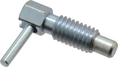 Gibraltar - 3/8-16, 0.62" Thread Length, 1/4" Plunger Diam, 0.25 Lb Init to 1.25 Lb Final End Force, Steel Locking L Handle Plunger - 1.13" Body Length, 3/4" Length Under Head, 0.3" Plunger Projection - Industrial Tool & Supply