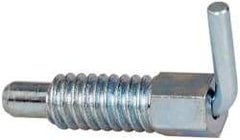 Gibraltar - 1/4-20, 1/2" Thread Length, 0.16" Plunger Diam, 0.12 Lb Init to 0.5 Lb Final End Force, Steel L Handle Plunger - 3/4" Body Length, 1/2" Length Under Head, 0.2" Plunger Projection - Industrial Tool & Supply