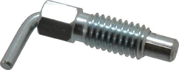 Gibraltar - 3/8-16, 0.62" Thread Length, 1/4" Plunger Diam, 0.25 Lb Init to 1.25 Lb Final End Force, Steel L Handle Plunger - 1.13" Body Length, 3/4" Length Under Head, 0.3" Plunger Projection - Industrial Tool & Supply