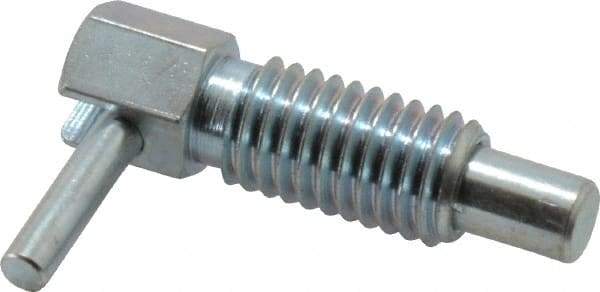 Gibraltar - 1/2-13, 0.85" Thread Length, 0.31" Plunger Diam, 0.5 Lb Init to 2 Lb Final End Force, Steel L Handle Plunger - 1-1/2" Body Length, 1" Length Under Head, 0.4" Plunger Projection - Industrial Tool & Supply