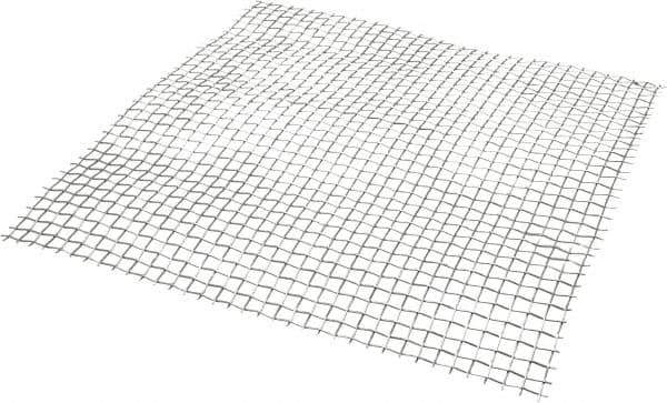 Value Collection - 18 Gage, 0.047 Inch Wire Diameter, 3 x 3 Mesh per Linear Inch, Stainless Steel, Welded Fabric Wire Cloth - 0.287 Inch Opening Width, 12 Inch Wide x 12 Inch Stock Length - Industrial Tool & Supply