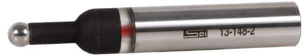 SPI - 0.4" Head Diam, 3/4" Shank, Single End, Electronic Edge Finder - Accurate to 0.0004", Ball Contact - Industrial Tool & Supply