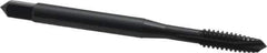 OSG - #10-24 UNC, 3 Flute, Oxide Finish, Vanadium High Speed Steel Spiral Point Tap - Plug Chamfer, Right Hand Thread, 2-3/8" OAL, 7/8" Thread Length, 0.194" Shank Diam, 2B/3B Class of Fit, Series 300 - Exact Industrial Supply