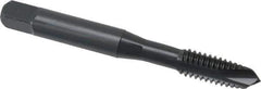 OSG - 5/16-18 UNC, 3 Flute, Oxide Finish, Vanadium High Speed Steel Spiral Point Tap - Plug Chamfer, Right Hand Thread, 2-23/32" OAL, 1-1/8" Thread Length, 0.318" Shank Diam, 2B Class of Fit, Series 300 - Exact Industrial Supply