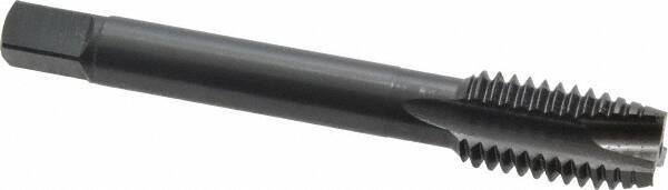 OSG - 1/2-13 UNC, 3 Flute, Oxide Finish, Vanadium High Speed Steel Spiral Point Tap - Plug Chamfer, Right Hand Thread, 3-3/8" OAL, 1-21/32" Thread Length, 0.367" Shank Diam, 3B Class of Fit, Series 300 - Exact Industrial Supply