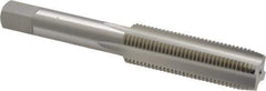 OSG - 1/2-20 UNF 3B 4 Flute Bright Finish Cobalt Straight Flute Machine Tap - Plug, Right Hand Thread, 3-3/8" OAL, 1-21/32" Thread Length, H3 Limit, Oversize - Exact Industrial Supply