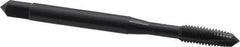 OSG - #10-32 UNF, 3 Flute, Oxide Finish, Powdered Metal Spiral Point Tap - Plug Chamfer, Right Hand Thread, 2-3/8" OAL, 7/8" Thread Length, 0.194" Shank Diam, 2B Class of Fit, Series 312 - Exact Industrial Supply