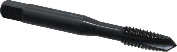 OSG - 5/16-18 UNC, 3 Flute, Oxide Finish, Powdered Metal Spiral Point Tap - Plug Chamfer, Right Hand Thread, 2-23/32" OAL, 1-1/8" Thread Length, 0.318" Shank Diam, 2B Class of Fit, Series 312 - Exact Industrial Supply