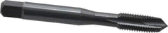 OSG - 5/16-24 UNF, 3 Flute, Oxide Finish, Powdered Metal Spiral Point Tap - Plug Chamfer, Right Hand Thread, 2-23/32" OAL, 1-1/8" Thread Length, 0.318" Shank Diam, 3B Class of Fit, Series 312 - Exact Industrial Supply