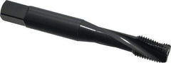 OSG - 3/8-24 UNF 3 Flute 3B Modified Bottoming Spiral Flute Tap - Powdered Metal, Oxide Finish, 2-15/16" OAL, Right Hand Flute, Right Hand Thread, H3, Series 313 - Exact Industrial Supply