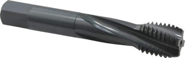 OSG - 3/4-10 UNC 4 Flute Modified Bottoming Spiral Flute Tap - Powdered Metal, Oxide Finish, 4-1/4" OAL, Right Hand Flute, Right Hand Thread, H3, Series 313 - Industrial Tool & Supply