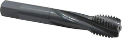 OSG - 3/4-10 UNC 4 Flute Modified Bottoming Spiral Flute Tap - Powdered Metal, Oxide Finish, 4-1/4" OAL, Right Hand Flute, Right Hand Thread, H3, Series 313 - Industrial Tool & Supply