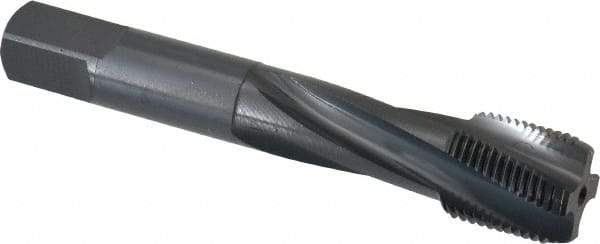 OSG - 3/4-16 UNF 4 Flute 3B Modified Bottoming Spiral Flute Tap - Powdered Metal, Oxide Finish, 4-1/4" OAL, Right Hand Flute, Right Hand Thread, H3, Series 313 - Industrial Tool & Supply