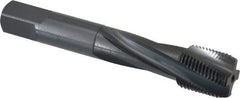 OSG - 3/4-16 UNF 4 Flute 3B Modified Bottoming Spiral Flute Tap - Powdered Metal, Oxide Finish, 4-1/4" OAL, Right Hand Flute, Right Hand Thread, H3, Series 313 - Industrial Tool & Supply
