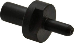 Gibraltar - 0.187" Nose Diam, 7/16" Nose Length, 5/8" Collar Diam, Slip Fit Round Straight Locating Pin - Low Carbon Steel, 5/16" Tail Diam, 1-3/16" OAL, +0.0000" Tolerance - Industrial Tool & Supply