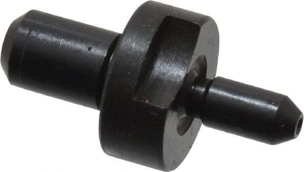 Gibraltar - 0.2026" Nose Diam, 7/16" Nose Length, 5/8" Collar Diam, Slip Fit Round Straight Locating Pin - Low Carbon Steel, 5/16" Tail Diam, 1-3/16" OAL, +0.0000" Tolerance - Industrial Tool & Supply