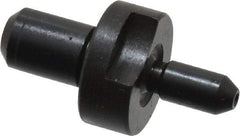 Gibraltar - 0.2026" Nose Diam, 7/16" Nose Length, 5/8" Collar Diam, Slip Fit Round Straight Locating Pin - Low Carbon Steel, 5/16" Tail Diam, 1-3/16" OAL, +0.0000" Tolerance - Industrial Tool & Supply