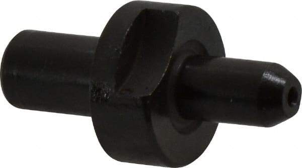 Gibraltar - 0.2495" Nose Diam, 7/16" Nose Length, 5/8" Collar Diam, Slip Fit Round Straight Locating Pin - Low Carbon Steel, 5/16" Tail Diam, 1-3/16" OAL, +0.0000" Tolerance - Industrial Tool & Supply