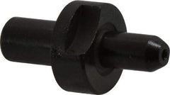 Gibraltar - 0.2495" Nose Diam, 7/16" Nose Length, 5/8" Collar Diam, Slip Fit Round Straight Locating Pin - Low Carbon Steel, 5/16" Tail Diam, 1-3/16" OAL, +0.0000" Tolerance - Industrial Tool & Supply