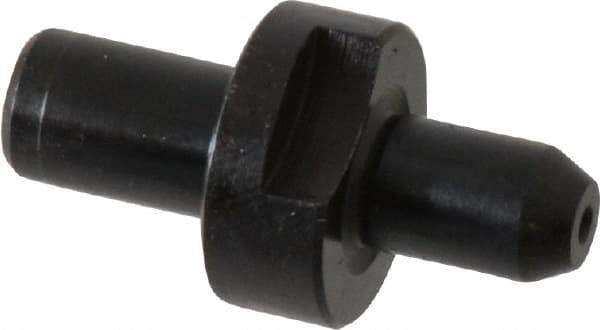 Gibraltar - 0.2808" Nose Diam, 7/16" Nose Length, 5/8" Collar Diam, Slip Fit Round Straight Locating Pin - Low Carbon Steel, 5/16" Tail Diam, 1-3/16" OAL, +0.0000" Tolerance - Industrial Tool & Supply