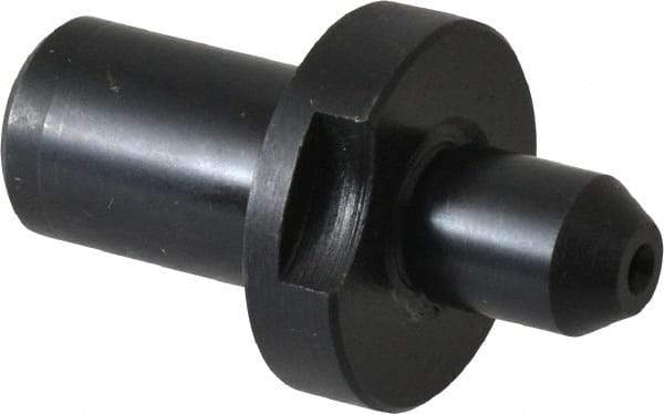 Gibraltar - 0.3584" Nose Diam, 1/2" Nose Length, 7/8" Collar Diam, Slip Fit Round Straight Locating Pin - Low Carbon Steel, 1/2" Tail Diam, 1-1/2" OAL, +0.0000" Tolerance - Industrial Tool & Supply