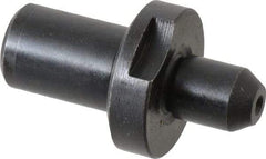 Gibraltar - 0.374" Nose Diam, 1/2" Nose Length, 7/8" Collar Diam, Slip Fit Round Straight Locating Pin - Low Carbon Steel, 1/2" Tail Diam, 1-1/2" OAL, +0.0000" Tolerance - Industrial Tool & Supply