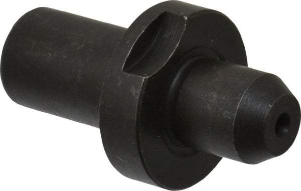 Gibraltar - 0.4365" Nose Diam, 1/2" Nose Length, 7/8" Collar Diam, Slip Fit Round Straight Locating Pin - Low Carbon Steel, 1/2" Tail Diam, 1-1/2" OAL, +0.0000" Tolerance - Industrial Tool & Supply