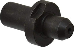 Gibraltar - 0.4365" Nose Diam, 1/2" Nose Length, 7/8" Collar Diam, Slip Fit Round Straight Locating Pin - Low Carbon Steel, 1/2" Tail Diam, 1-1/2" OAL, +0.0000" Tolerance - Industrial Tool & Supply