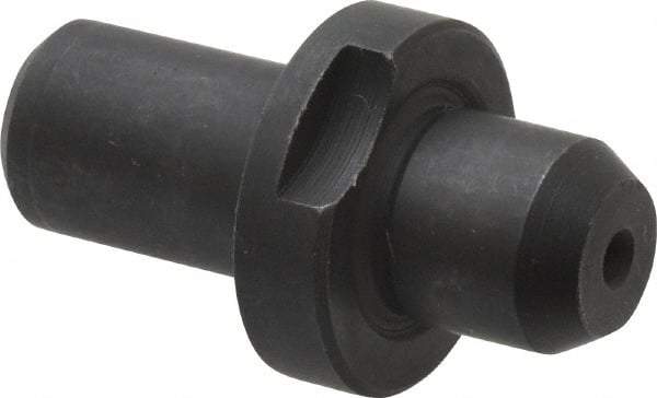 Gibraltar - 0.499" Nose Diam, 1/2" Nose Length, 7/8" Collar Diam, Slip Fit Round Straight Locating Pin - Low Carbon Steel, 1/2" Tail Diam, 1-1/2" OAL, +0.0000" Tolerance - Industrial Tool & Supply