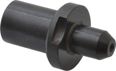 Gibraltar - 0.498" Nose Diam, 11/16" Nose Length, 1-1/8" Collar Diam, Slip Fit Round Straight Locating Pin - Low Carbon Steel, 3/4" Tail Diam, 1-15/16" OAL, +0.0000" Tolerance - Industrial Tool & Supply