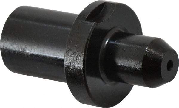 Gibraltar - 0.5293" Nose Diam, 11/16" Nose Length, 1-1/8" Collar Diam, Slip Fit Round Straight Locating Pin - Low Carbon Steel, 3/4" Tail Diam, 1-15/16" OAL, +0.0000" Tolerance - Industrial Tool & Supply