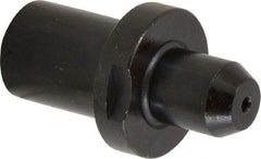 Gibraltar - 0.5605" Nose Diam, 11/16" Nose Length, 1-1/8" Collar Diam, Slip Fit Round Straight Locating Pin - Low Carbon Steel, 3/4" Tail Diam, 1-15/16" OAL, +0.0000" Tolerance - Industrial Tool & Supply