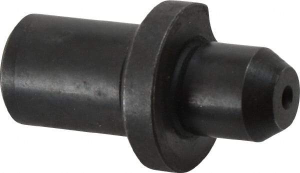 Gibraltar - 0.623" Nose Diam, 11/16" Nose Length, 1-1/8" Collar Diam, Slip Fit Round Straight Locating Pin - Low Carbon Steel, 3/4" Tail Diam, 1-15/16" OAL, +0.0000" Tolerance - Industrial Tool & Supply