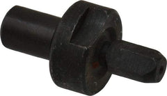 Gibraltar - 0.2495" Nose Diam, 7/16" Nose Length, 5/8" Collar Diam, Slip Fit Diamond Straight Locating Pin - Low Carbon Steel, 5/16" Tail Diam, 1-3/16" OAL, Relieved, +0.0000" Tolerance - Industrial Tool & Supply
