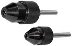 Knurlcraft - R8, 1/32 to 1/2" Capacity, Integral Shank Drill Chuck - Keyless, Taper Shank - Exact Industrial Supply