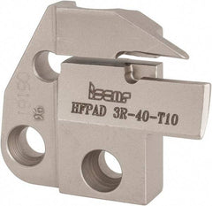 Iscar - 3mm Groove Width, 18mm Max Depth of Cut, Right Hand Cut, HFPAD Indexable Grooving Blade - GRIP, HGN-C, HGN-J, HGN-UT, HGPL Insert Style, Series Modular Grip - Industrial Tool & Supply
