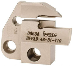 Iscar - 4mm Groove Width, 10mm Max Depth of Cut, Right Hand Cut, HFPAD Indexable Grooving Blade - DGN/DGNC/DGNM-C, DGNM-J/JS/JT, DGN-UT/UA, GRIP, HFPR/L, HGPL Insert Style, Series Modular Grip - Industrial Tool & Supply